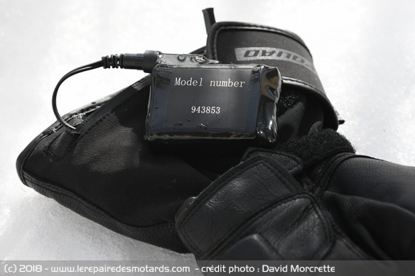 Batterie du gant chauffant Esquad Miler2