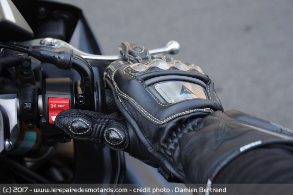 Une fois que le cuir s'est fait, on ne sent plus les protections