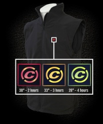 3 modes de chauffe Gilet chauffant Capit WarmMe Vest