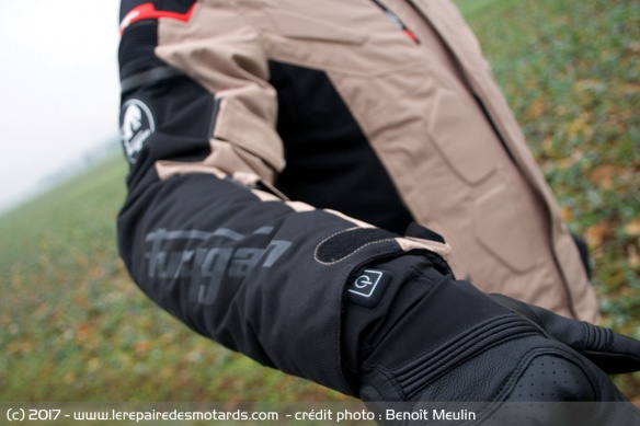 Veste Furygan Cold Master : étroite au niveau des poignets