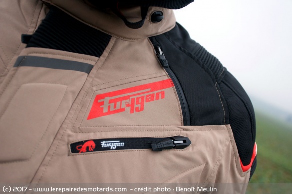 Veste Furygan Cold Master : poches et ventilations