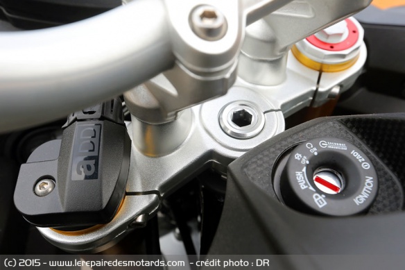 Le réglage de la fourche est automatique avec le système ADD