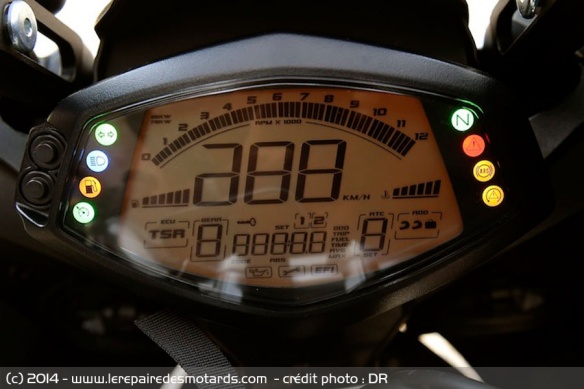 Tableau de bord Aprilia Caponord 1200