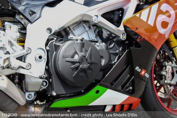 Le fameux moteur V4 italien