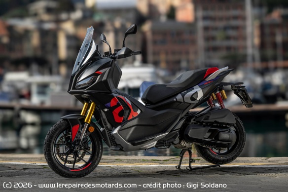L'Aprilia SR GT 400 est vendu à partir de 6.750 euros