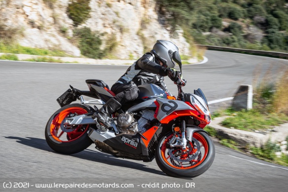 Essai de l'Aprilia Tuono 660 sur route