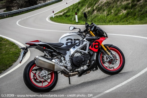 L'Aprilia Tuono V4 1100 Factory millésime 2019