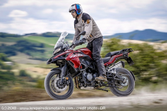 Essai de la Benelli TRK 502 X sur les chemins