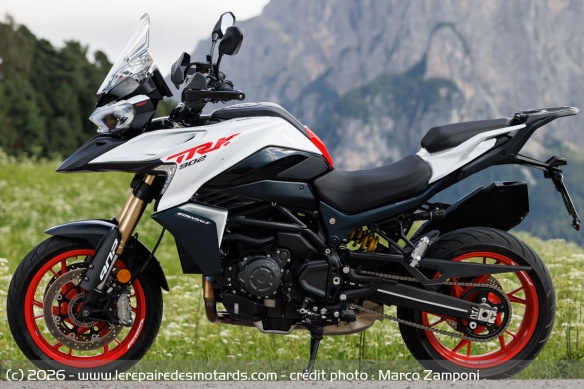 Le trail Benelli TRK 902 Stradale
