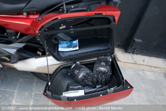 L'intégration des valises est efficace