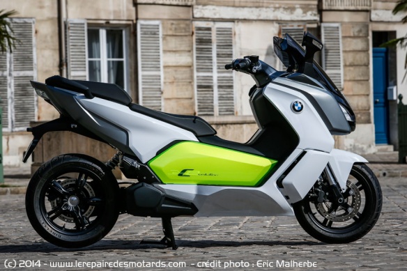 Monobras arrière sur BMW C Evolution
