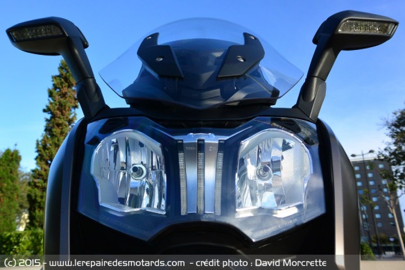 Double optique séparée pour le C650GT