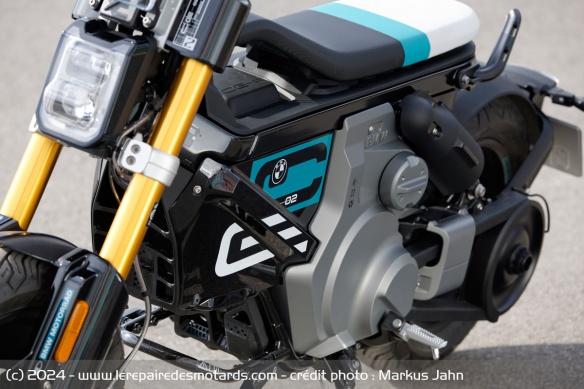 Dans sa version '125', le moteur du CE-02 délivre 15 ch et 55 Nm