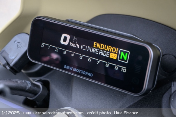 Outre le compteur analogique, une version num&eacute;rique est disponible... en option