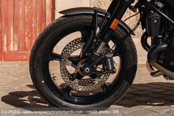 Les étriers avant Brembo sont puissants