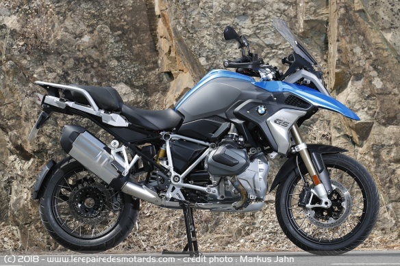 Esthétiquement la 1250 GS ressemble fortement à la 1200