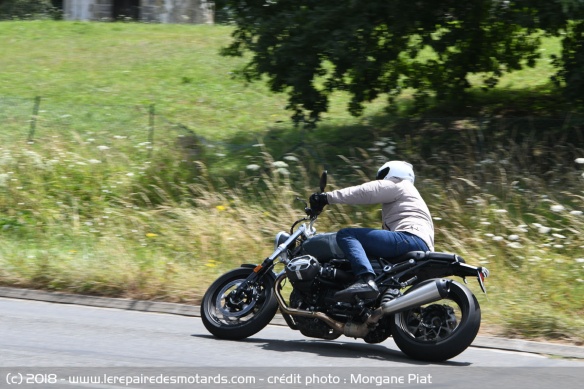Essai de la BMW R nineT Pure en courbe