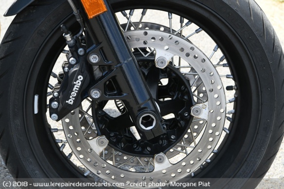 Frein avant de la BMW R nineT Pure