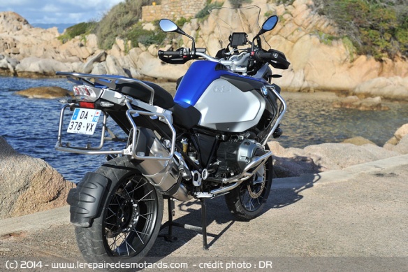 Vue arrière BMW R 1200 GS Adventure