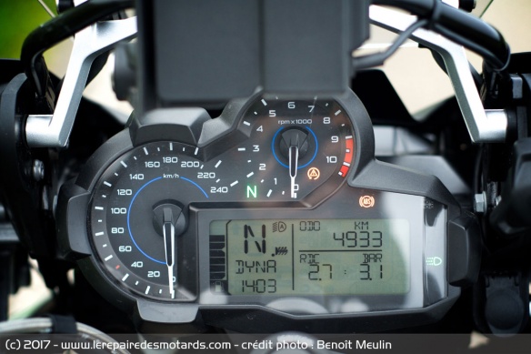 Compteur de la BMW R 1200 GS