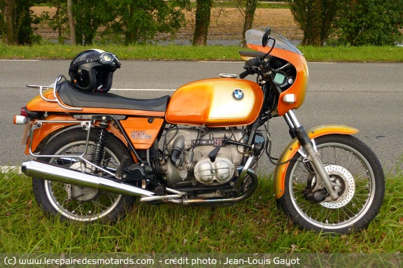 Une ligne proche de la perfection. Quarante années après sa sortie, la BMW R 90S n'a pas pris une ride !