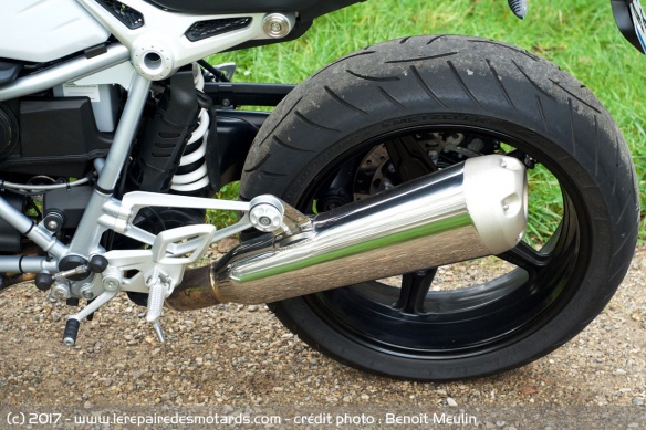 Silencieux de la BMW R nineT Racer