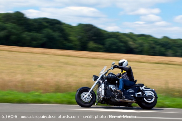 Boss Hoss BHC3-LS3 en ligne droite