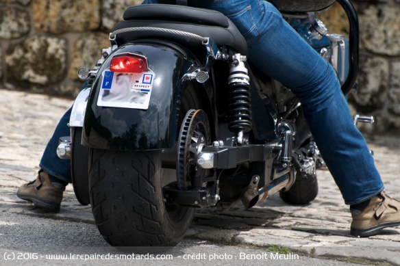 Boss Hoss BHC3-LS3 en ville