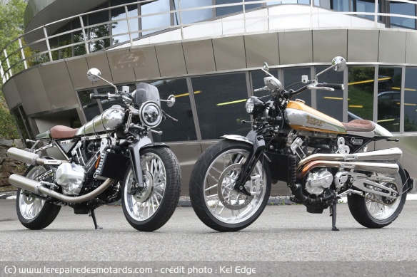 Brough Superior SS100 et Pendine Sand Racer