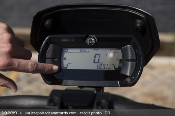 L'instrumentation LCD du Can-Am Ryker