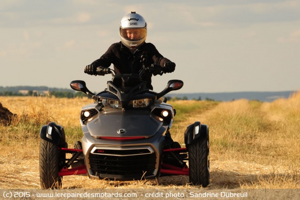 BRP Can-Am Spyder F3 S de face
