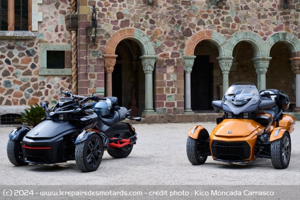 Essai des 3-roues Can-Am Spyder F3-S et F3 Limited