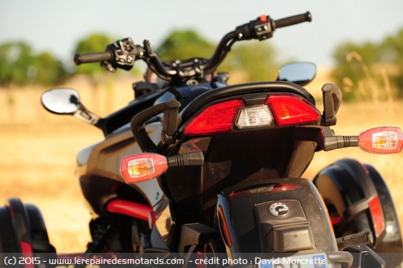 Vue arrière BRP Can-Am Spyder F3-S
