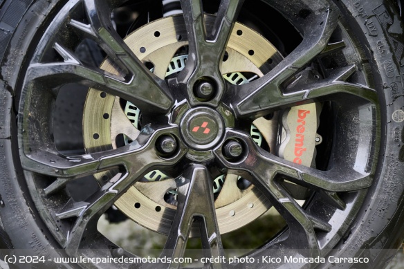 Le frein Brembo du Can-Am Spyder RT Limited