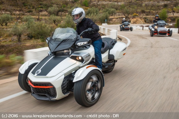 Can-Am Spyder F3-T sur route