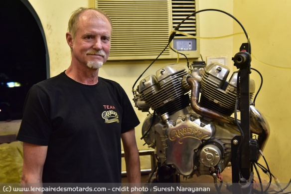 Paul Carberry et son V-Twin