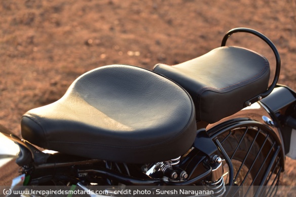 L'assise est confortable et la position de conduite naturelle
