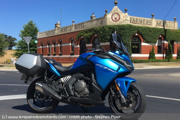 Essai de la CF Moto 650 GT en Australie