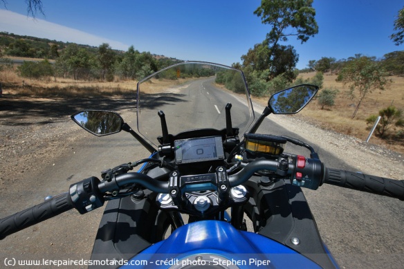 Ergonomie de la CF Moto 650 GT