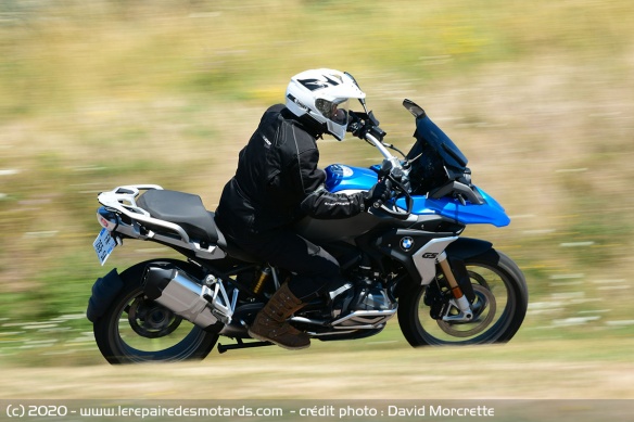 La maniabilité de la BMW 1250 GS est impressionnante