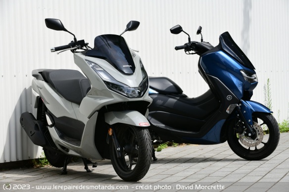 Comparatif scooters Honda PCX Yamaha NMax 125