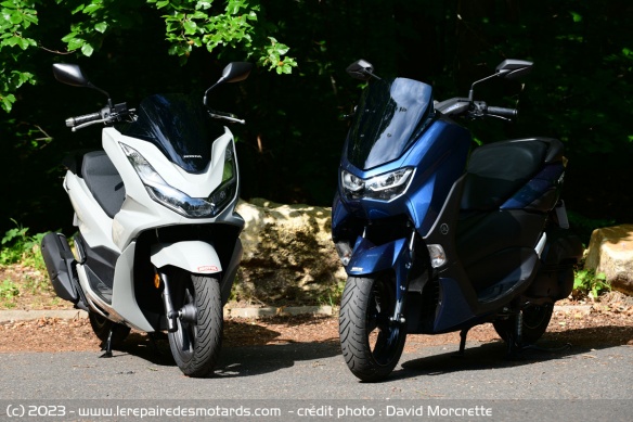 Comparo scooters Honda PCX Yamaha NMax 125