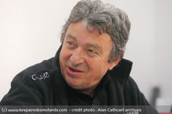 Franco Farnè a été de bon conseil pour régler la moto