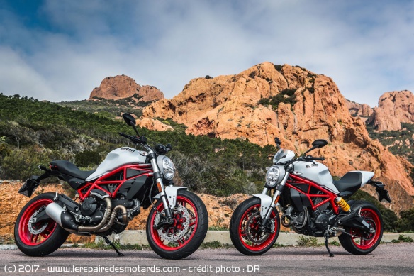 La Ducati Monster 797 et la 797+