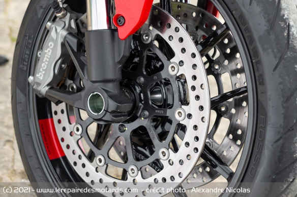 Rien à redire sur la qualité des étriers monoblocs Brembo M4.32