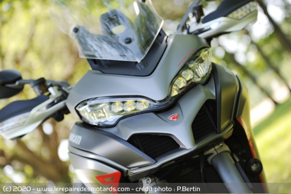 L'avant spécifique à la Ducati Multistrada 1260
