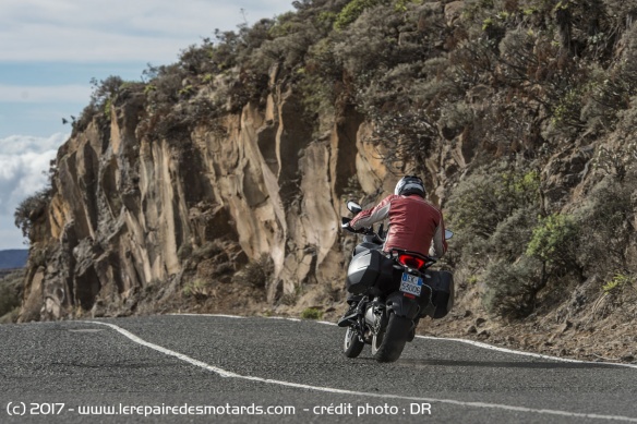 La 1260 assure toujours aussi bien en mode touring
