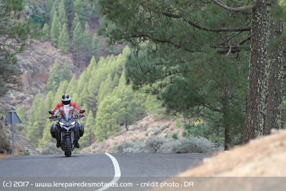 La Multistrada dispose d'un mode Urban dédié à la ville