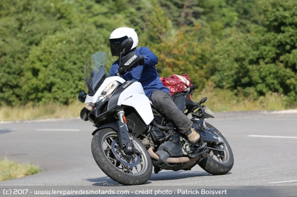 La Multistrada 950 sur route