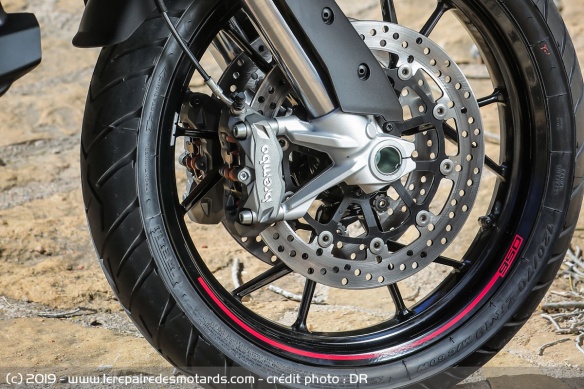 Frein avant de la Ducati Multistrada 950 S